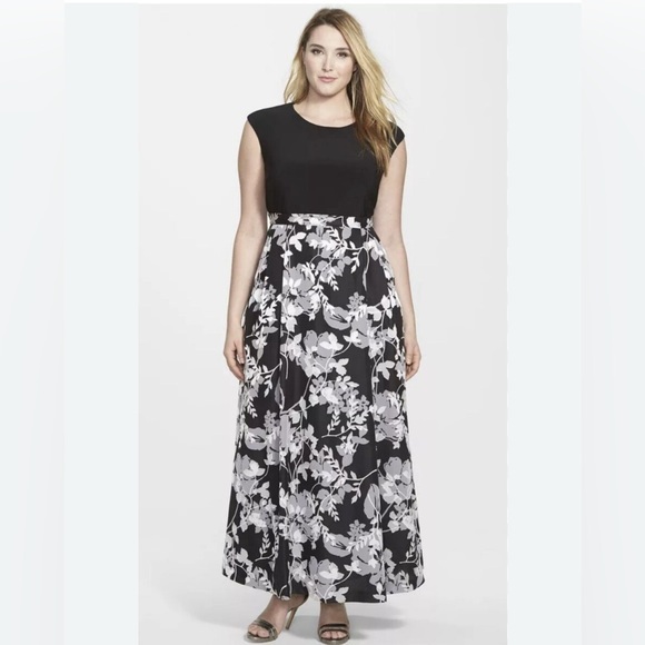 Alex Evenings Dresses & Skirts - Alex Evenings Floral Cocktail Dress Size 14 Sleeveless Formal Party Event‎ Gala